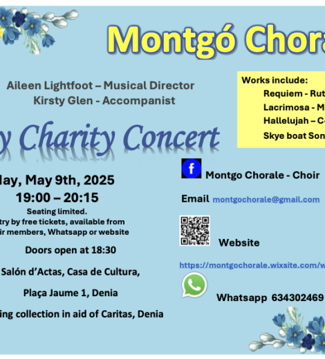 Montgó Chorale Charity Concert